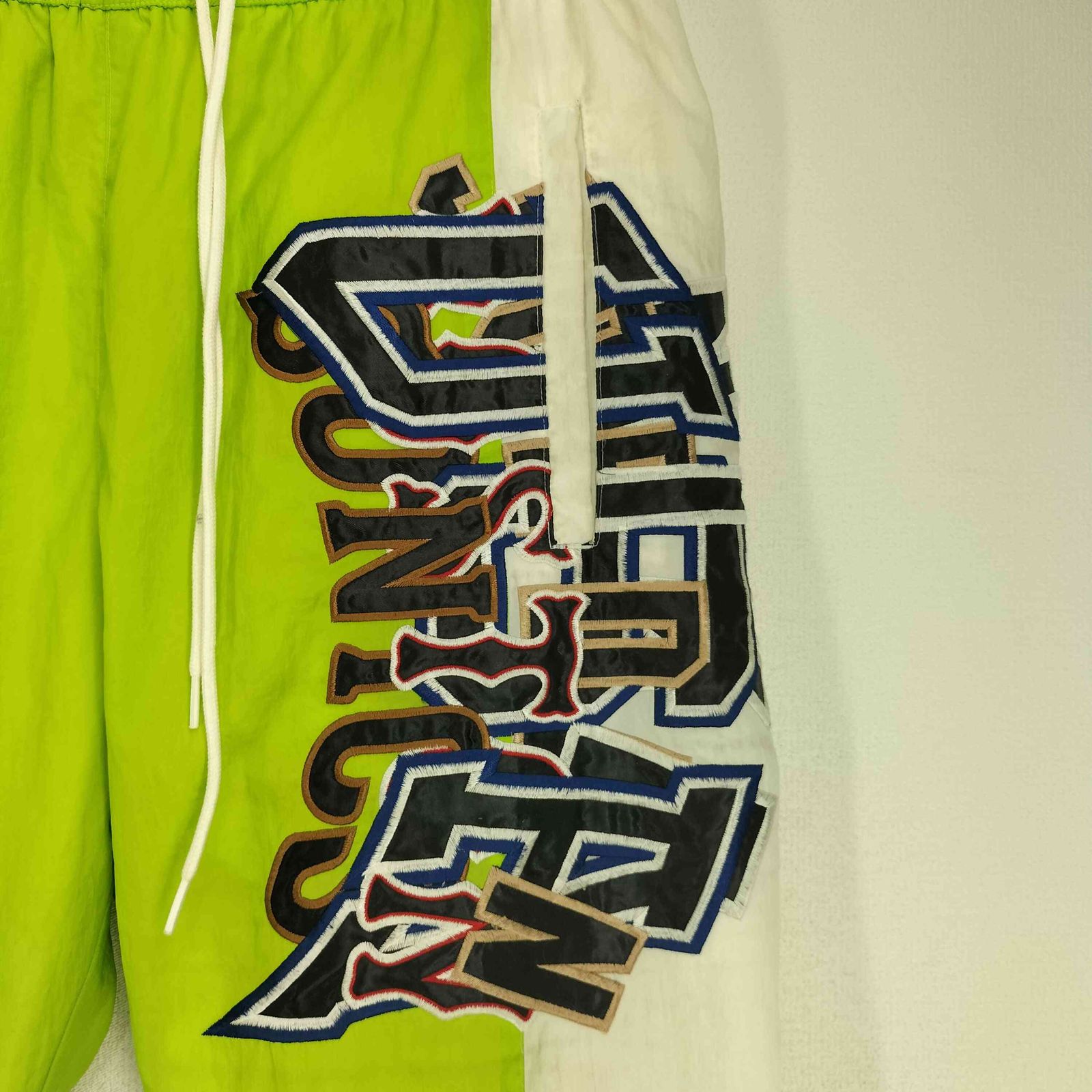  ダブレット doublet 17 SS CHAOS APPLIQUE TRACK PANT メンズ JPN M ワイドパンツ イージーパンツ パンツ