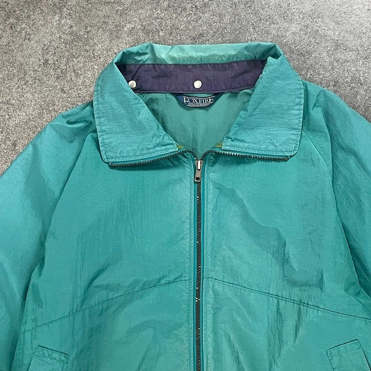 80s 90s Vintage Fox Fire Windbreaker Nylon Jacket Blouson 