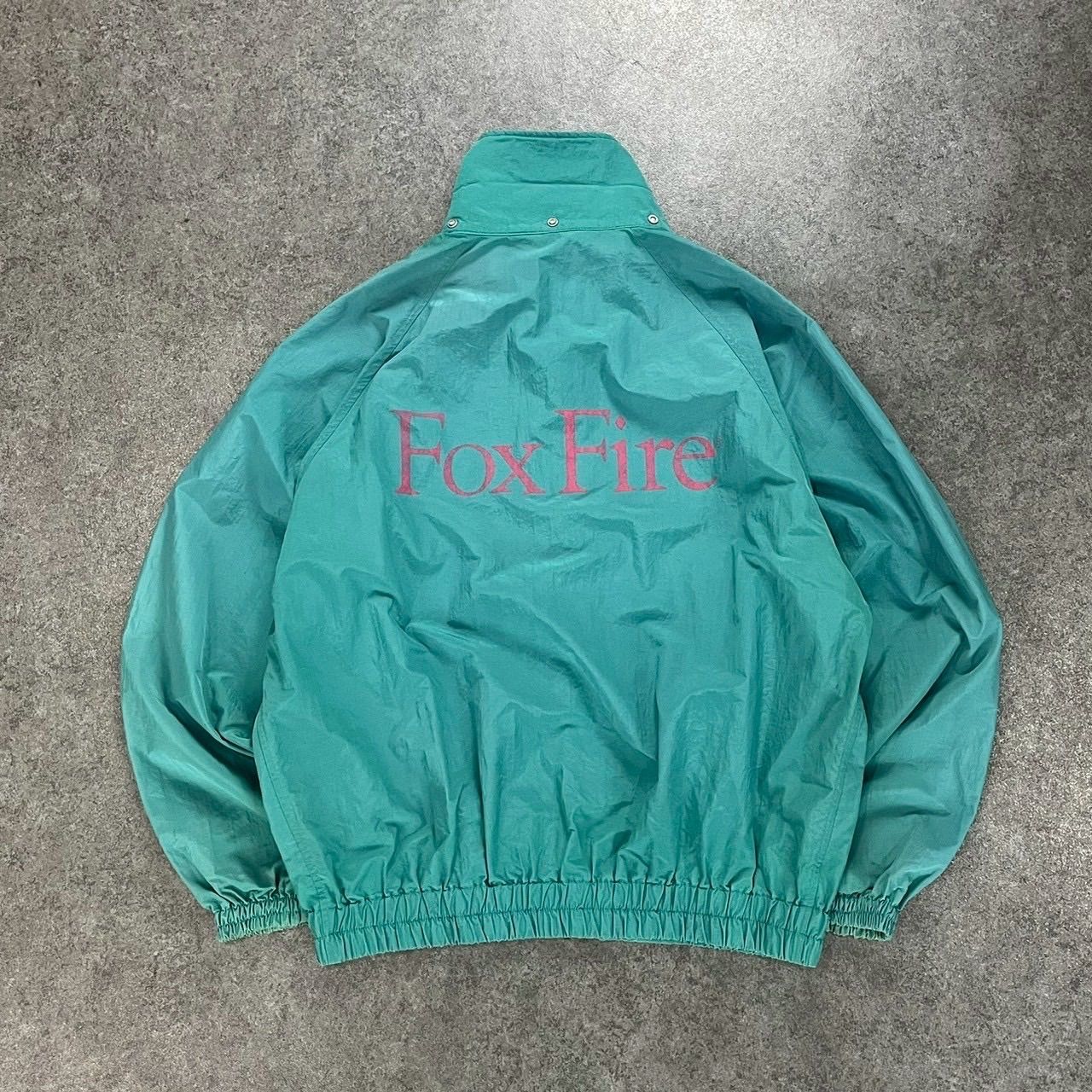 80s 90s Vintage Fox Fire Windbreaker Nylon Jacket Blouson 