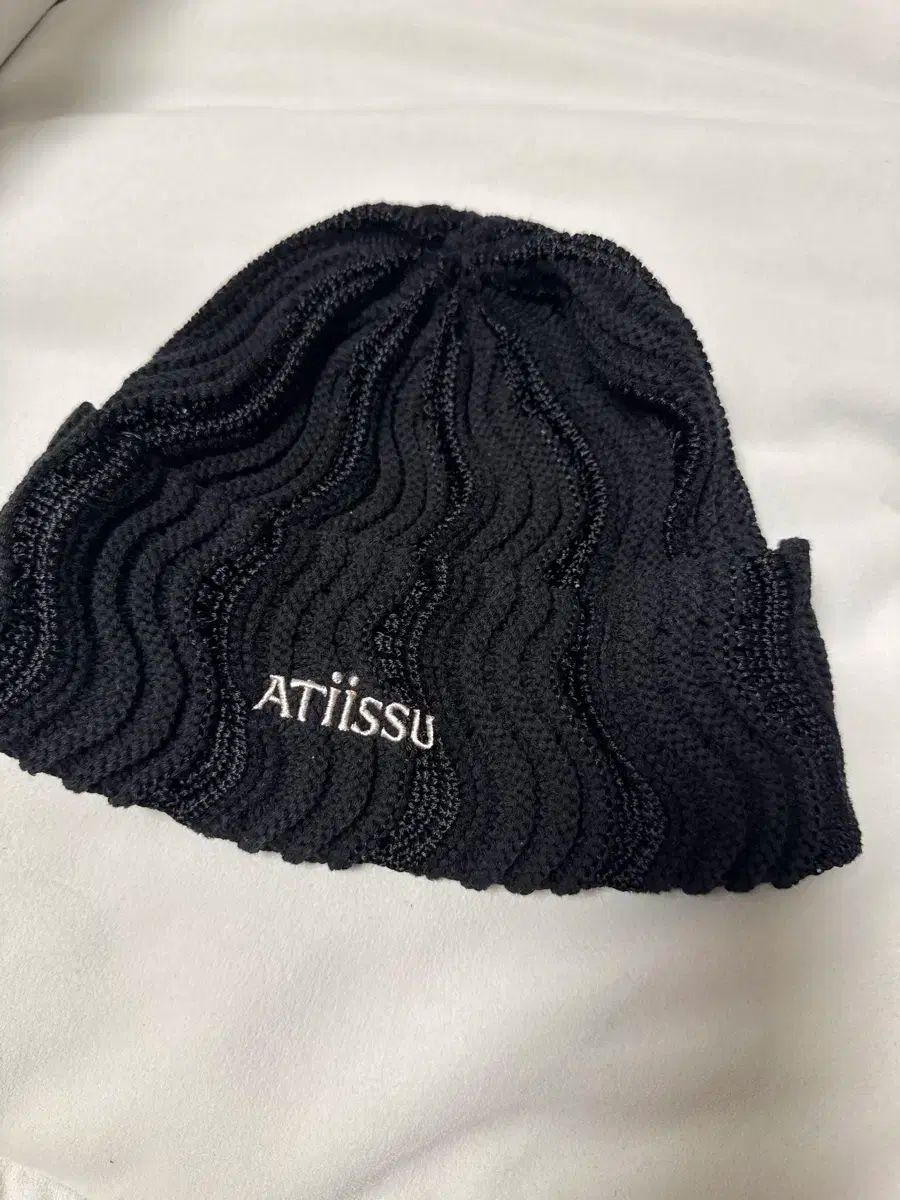 ATiiSSU アティッシュ ニット帽 ウェーブビーニー 韓国 帽子 タイムセール！ATiiSSUアティッシュ ニット帽 ウェーブビーニー 韓国