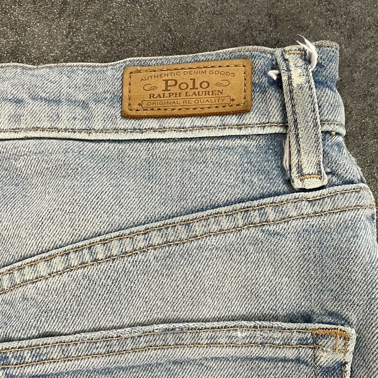 POLO RALPH LAUREN Damage Tapered Jeans ポロラルフローレン デニム 