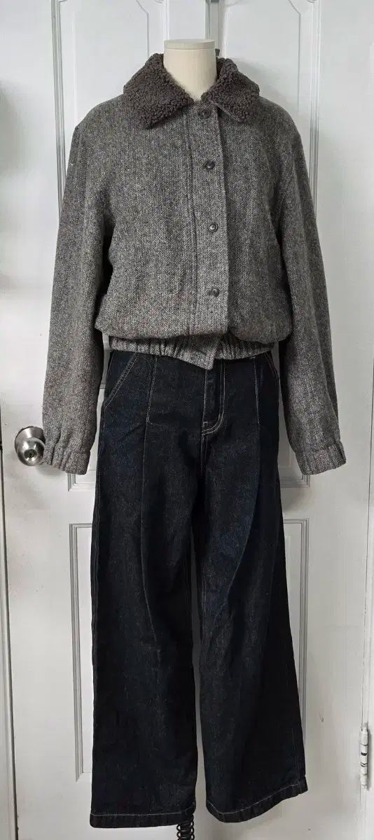 ジュン バイ ジュンケイ ヘリンボーン ショートジャケット