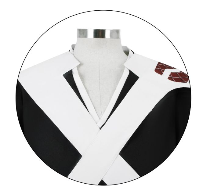 BLEACH 千年血戦篇 黒崎一護 コスプレ衣装 フルセット - 死覇装 - ウィッグ付き