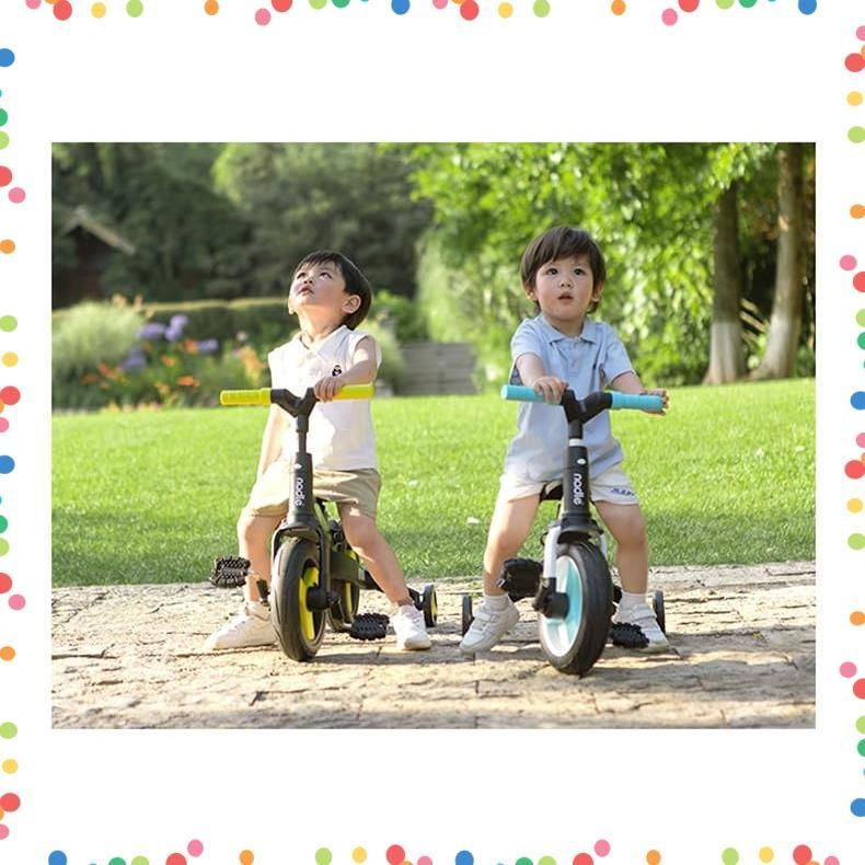 商品 折りたたみ三輪車 一台四役 4in1 組み立て簡単 3色 対象年齢1.5～5歳 ブルー