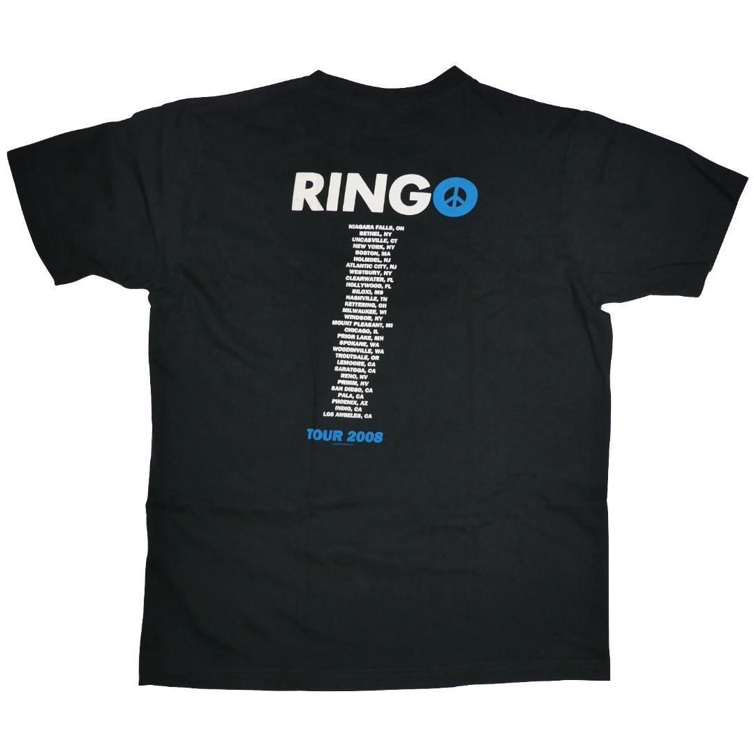 M】00s Ringo Starr リンゴスター 2008 Tour Tシャツ - メルカリ