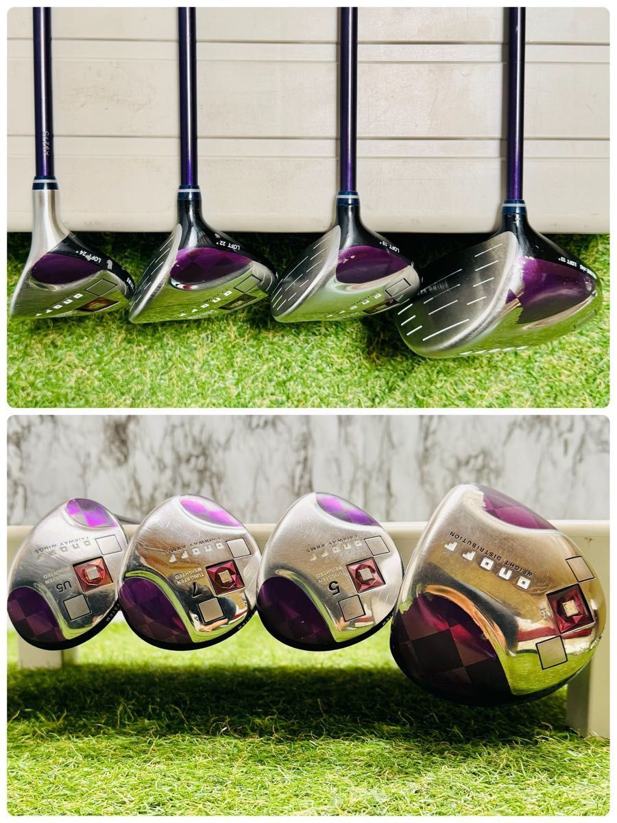 【良品】グローブライド オノフ 2014 レディースゴルフセット 10本 L 良品】グローブライド オノフ 2014 レディースゴルフセット 10本 L