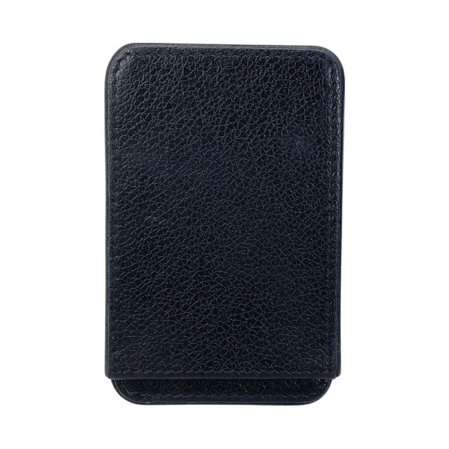 ブルガリ スライド式 名刺入れ パスケース コンパクト ロゴ レザー ブラック BVLGARI メンズ 上品 感 ビジネス