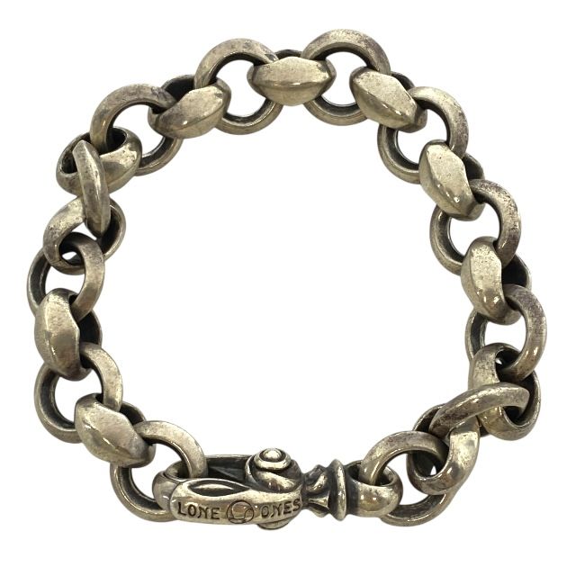 ロンワンズ シルクリンク ブレスレット チェーン シルバー SV925 ロゴ LONE ONES メンズ 人気 定番 感 重厚感 モード