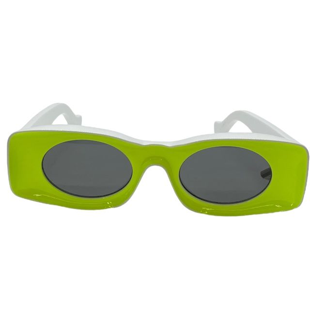 ロエベ LW40033I 39A 49 23 145 サングラス アイウェア パウラズイビザ ロゴ ホワイト イエロー アセテート レンズ LOEWE ユニセックス 人気 定番 モード 洗練 感