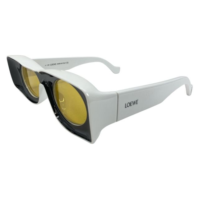 ロエベ LW40033I 21J 49 23 145 パウラズイビザ サングラス アイウェア ロゴ ホワイト ブラック アセテート レンズ LOEWE ユニセックス 人気 定番 感 モード 洗練