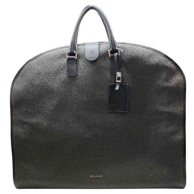 ブルガリ ガーメントケース ガーメントカバー スーツケース スーツ入れ ガーメントバッグ 衣装カバー ロゴ PVC グレー BVLGARI メンズ 人気 定番 感 上品 ビジネス
