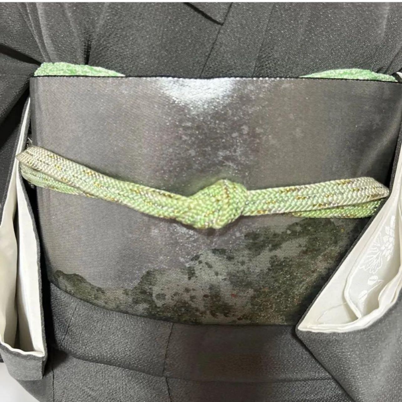 縮緬 手描き友禅