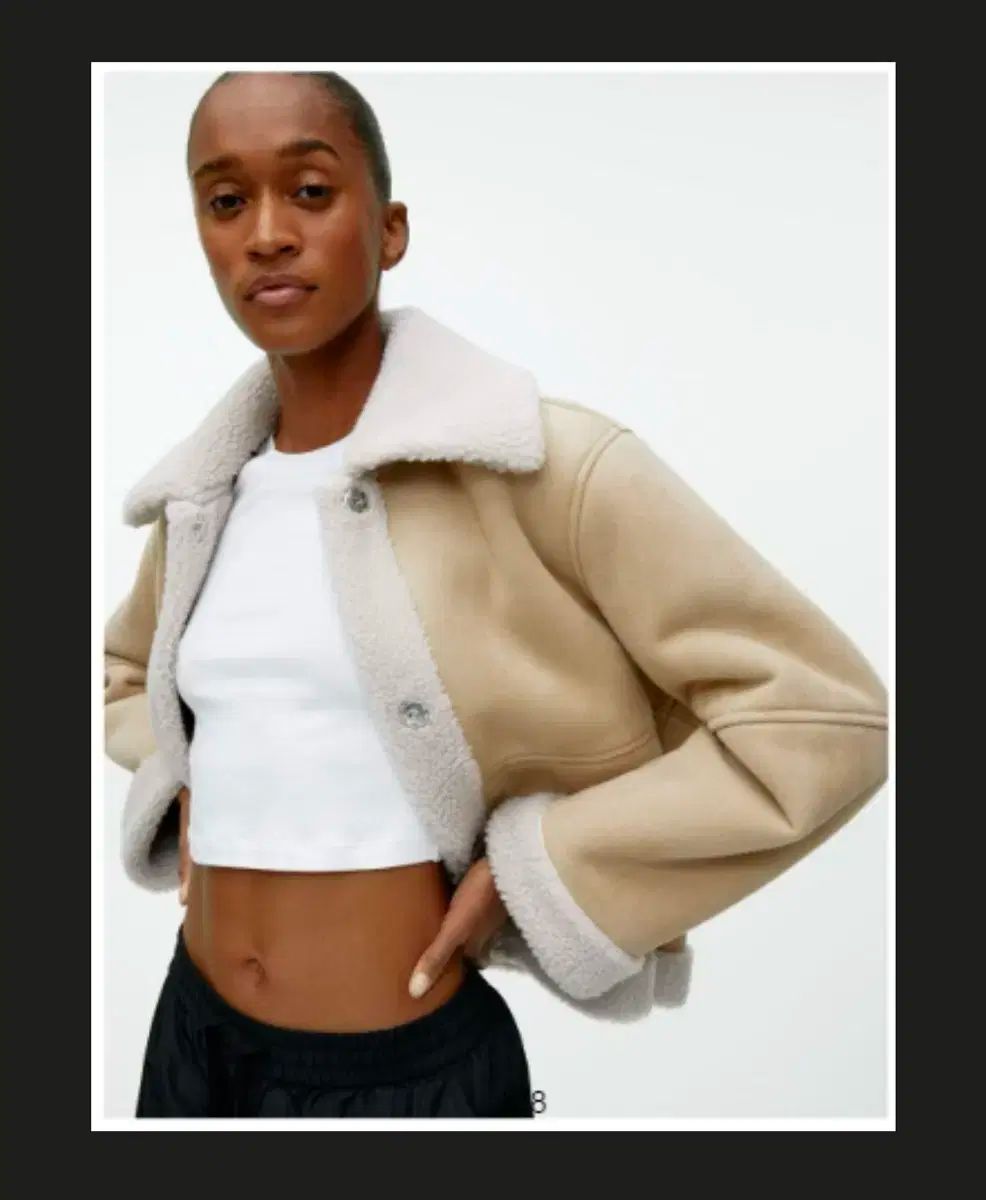 ARKET ファイルジャケット ムートン み ONE0万円