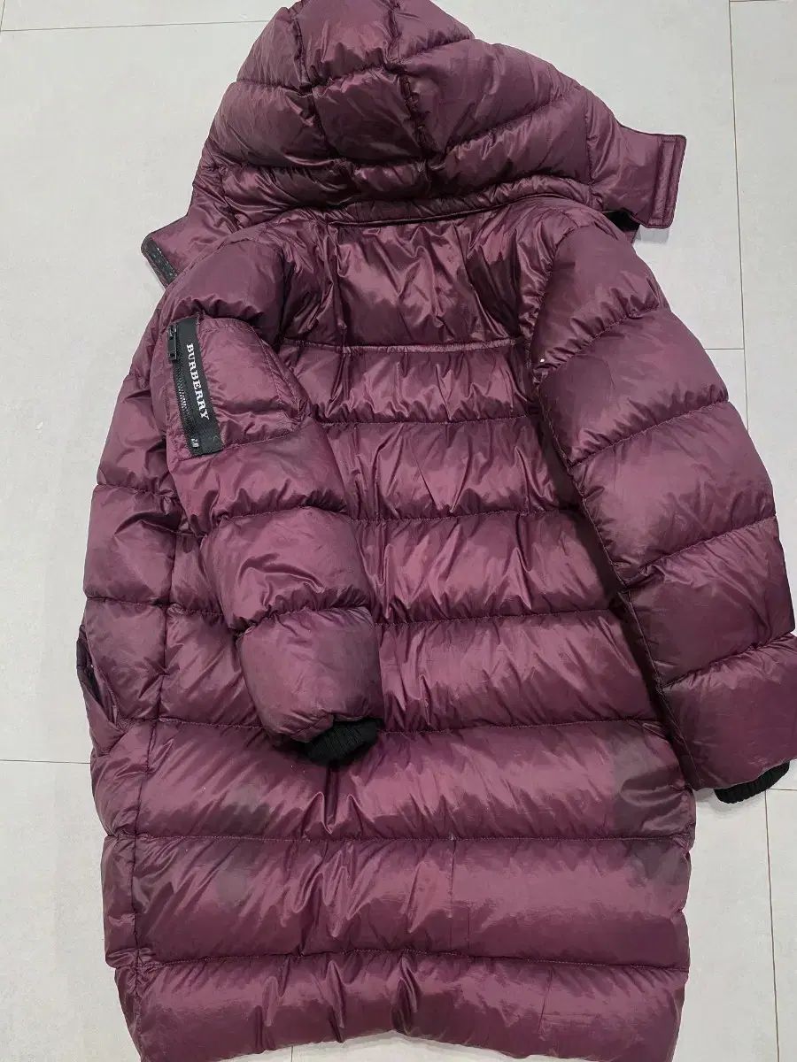 バーバリー キッズ 男の子 女の子 ロング ダウン 10Y