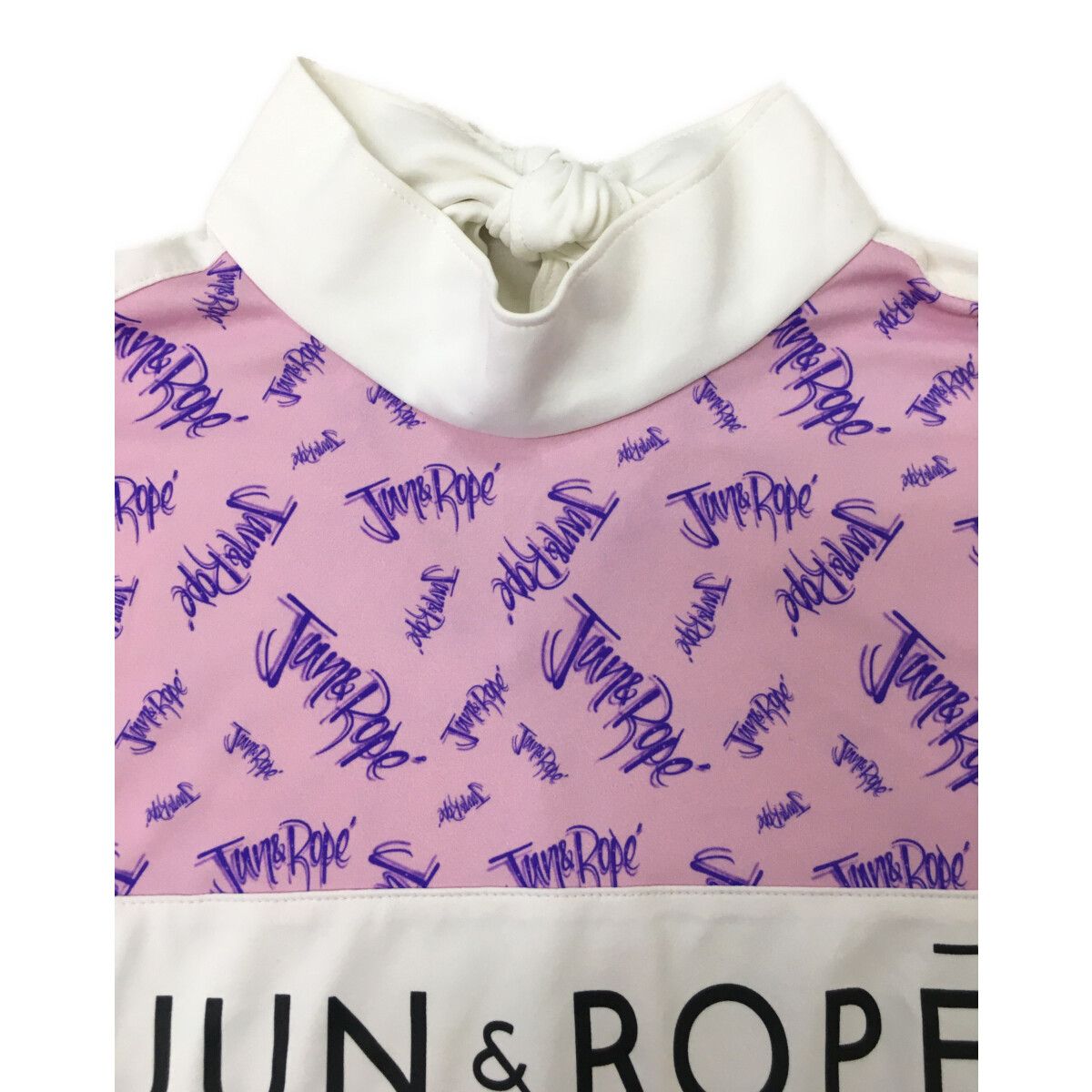 【美品】JUN&ROPE ジュンアンドロペ　レディース　セットアップ　M ピンク JUN&ROPE のゴルフウェアのセットアップ♡ ジュンアンドロペ