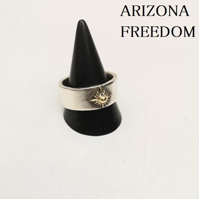 アリゾナフリーダム 太陽神 シルバー リング K18 SV925 指輪 24号 メンズ - ISItems 古着 50146243
