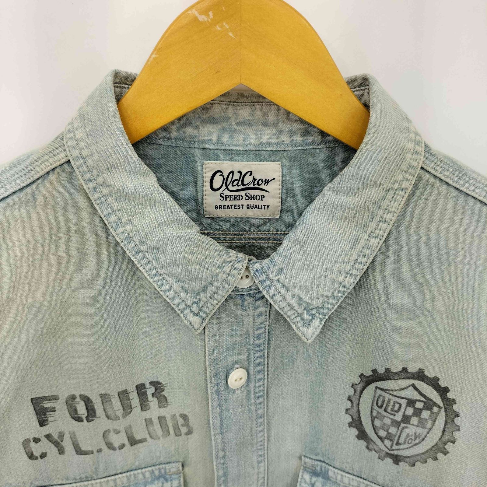 ステンシルプリント フロントポケット