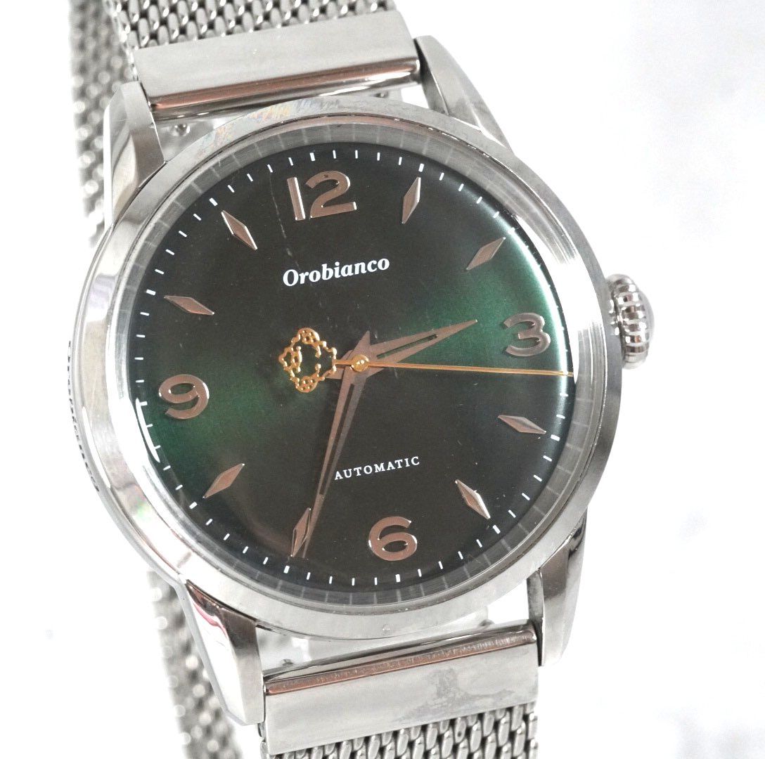 希少グリーン】Orobianco オロビアンコ ERUDITO エルディート 自動巻き
