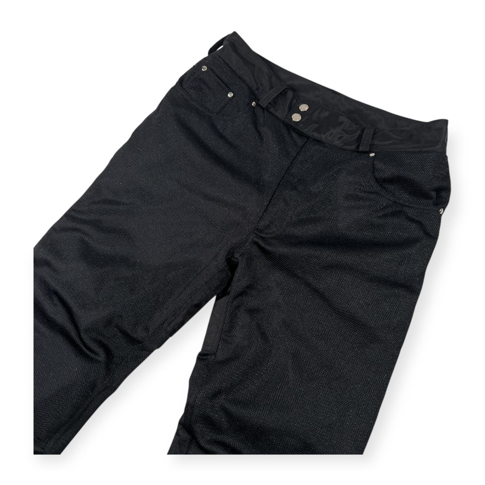 KADOYA カドヤ K S LEATHER 膝プロテクター ライディング パンツ サイズ MB ブラック バイク バイカー