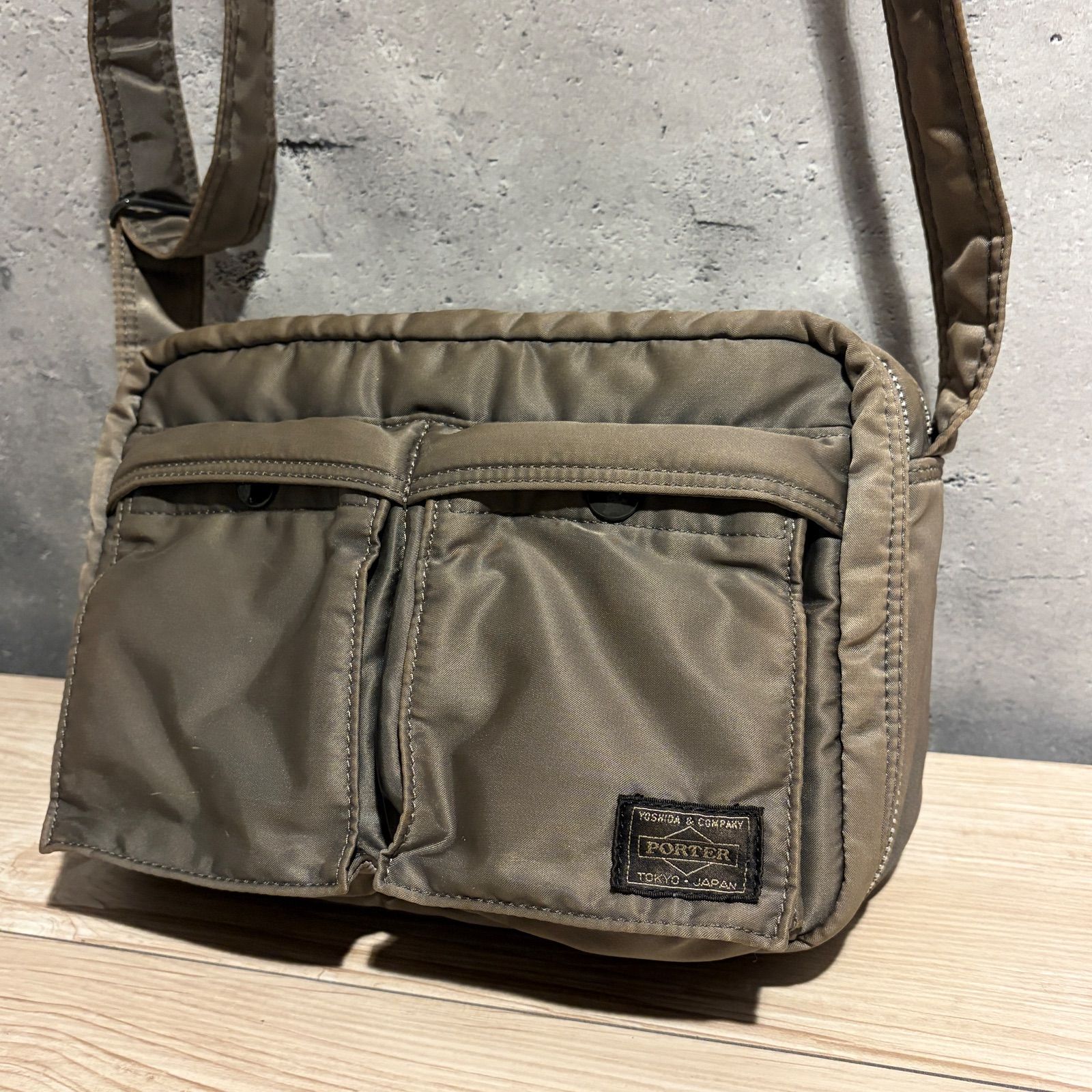 ⭐未使用級⭐PORTER　タンカー　ショルダーバッグ　シルバーグレイ PORTER - PORTER ポーター/吉田カバン タンカー ショルダーバッグ