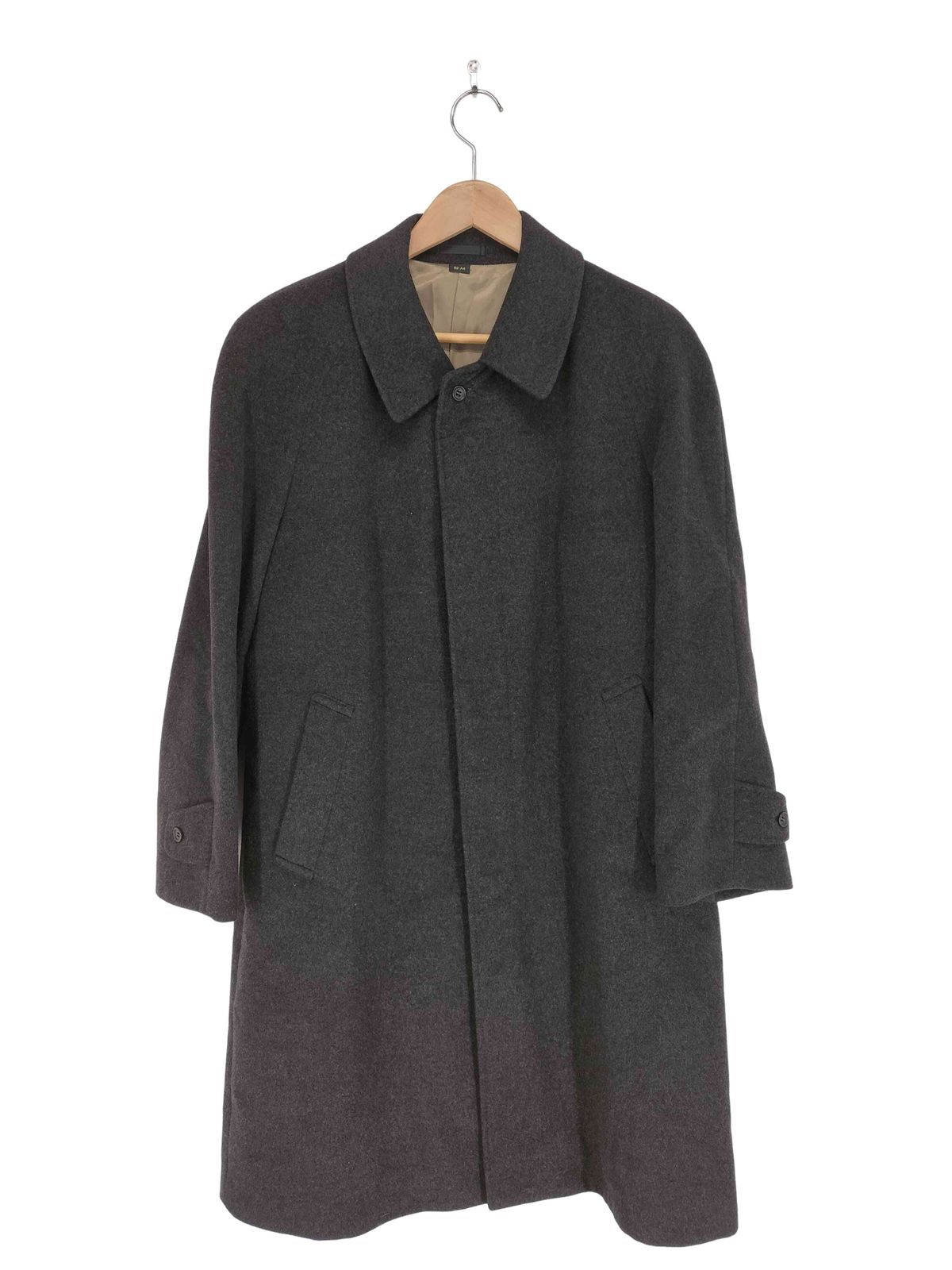 ユーズドフルギ 古着 Weconners 比翼カシミヤ100ステン コート メンズ 92-A4