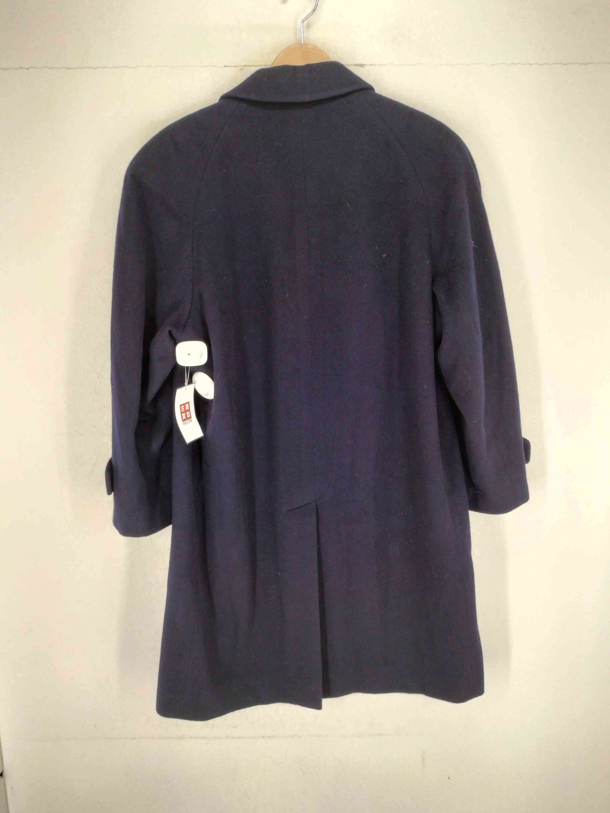 ユーズドフルギ 古着 BELTA BUONO 比翼カシミヤ100 ステン コート メンズ 表記無