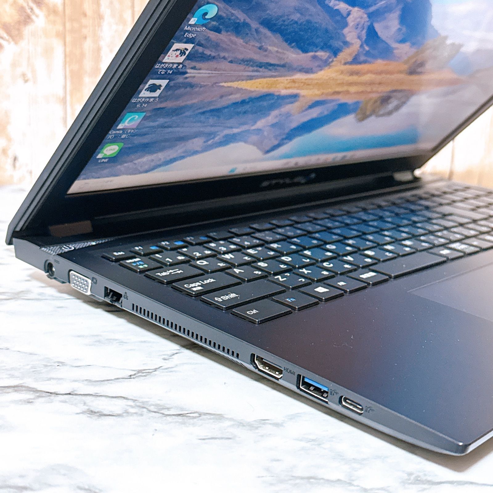 美品】高性能i7/爆速SSD＆メモリ8GB✨カメラ付き すぐ使えるパソコンPC