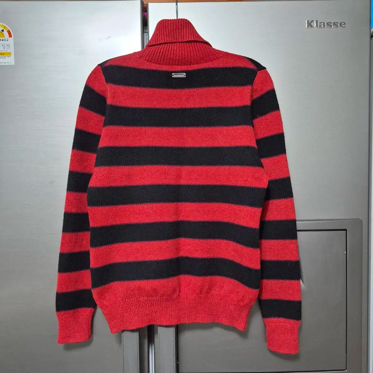 St ANDREWS セント アンドリュース ストライプ タートルネック ニット