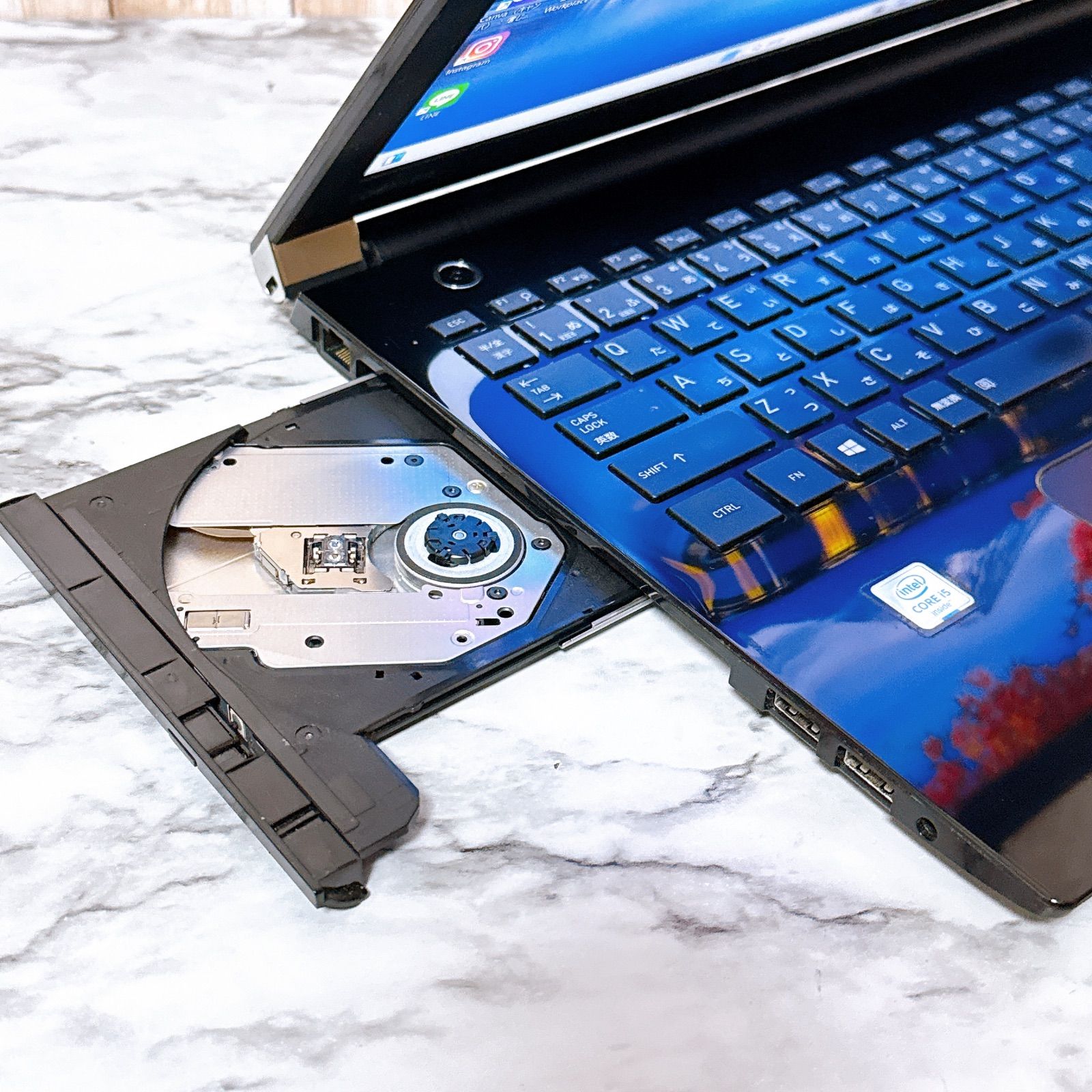  1台 高性能i 5＆メモリ8 GB|大容量 カメラ 初期設定済み 薄型ノートパソコン Windowsノート本体 ノートPC