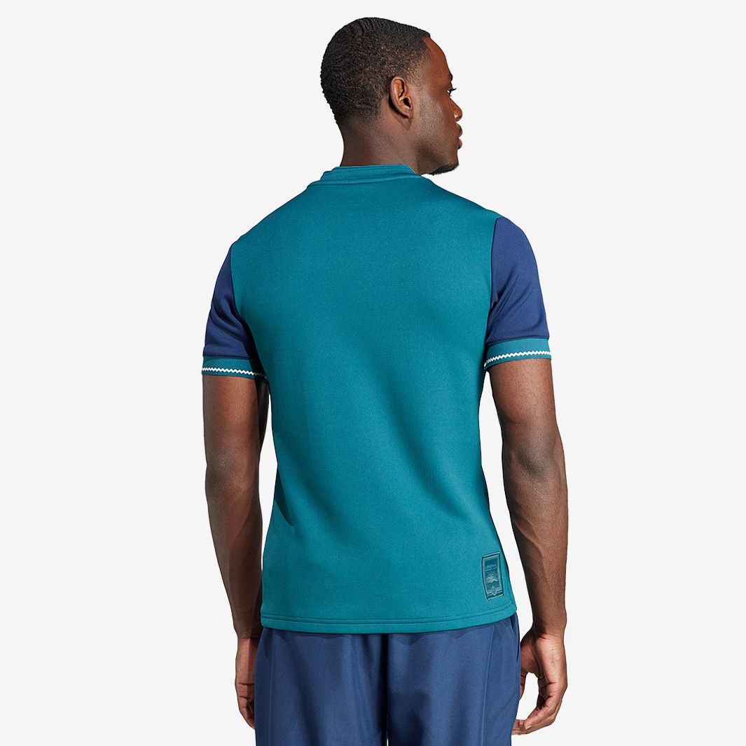 アディダス アーセナル 2025 2025 サード シャツ ライフスタイラー サッカー 緑 グリーン 紺 ネイビー 公式モデル 日本未発売