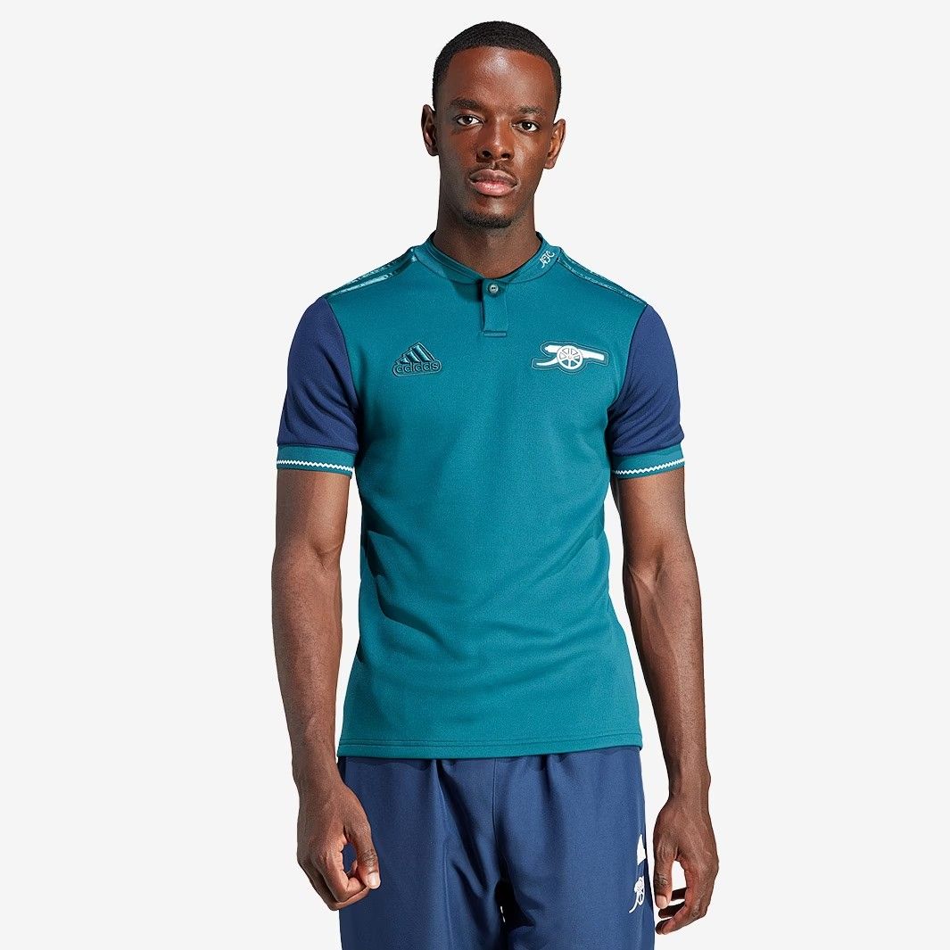 アディダス アーセナル 2025 2025 サード シャツ ライフスタイラー サッカー 緑 グリーン 紺 ネイビー 公式モデル 日本未発売