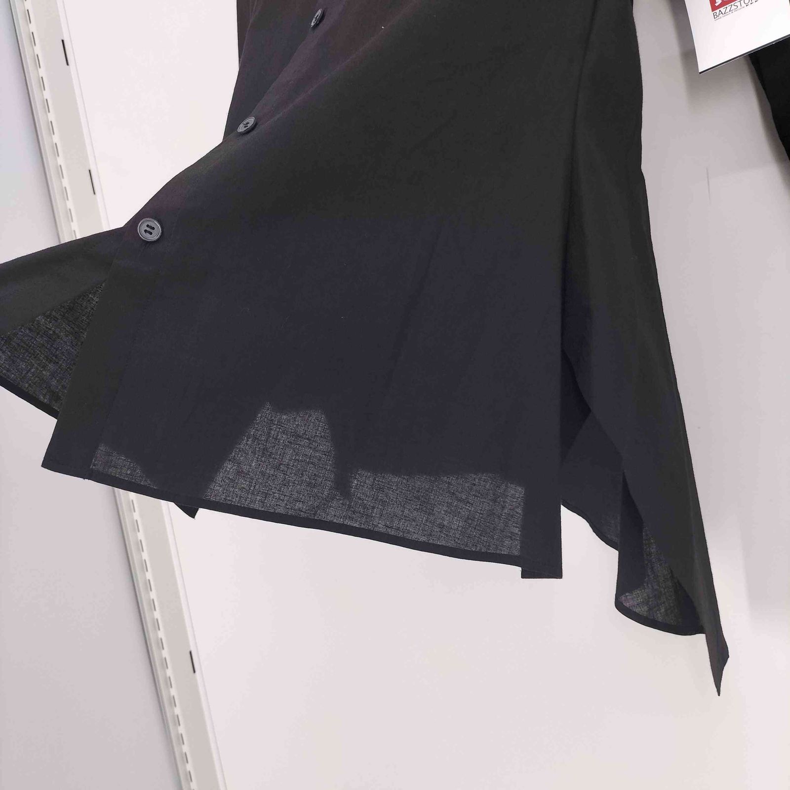  ヨウジヤマモト Yohji Yamamoto collections 25 SS 100 -KHADI FLARED SLIM B -カディ バックサイドフ スリム シャツ ユニセックス レディース JPN 1 長袖 シャツ ブラウス