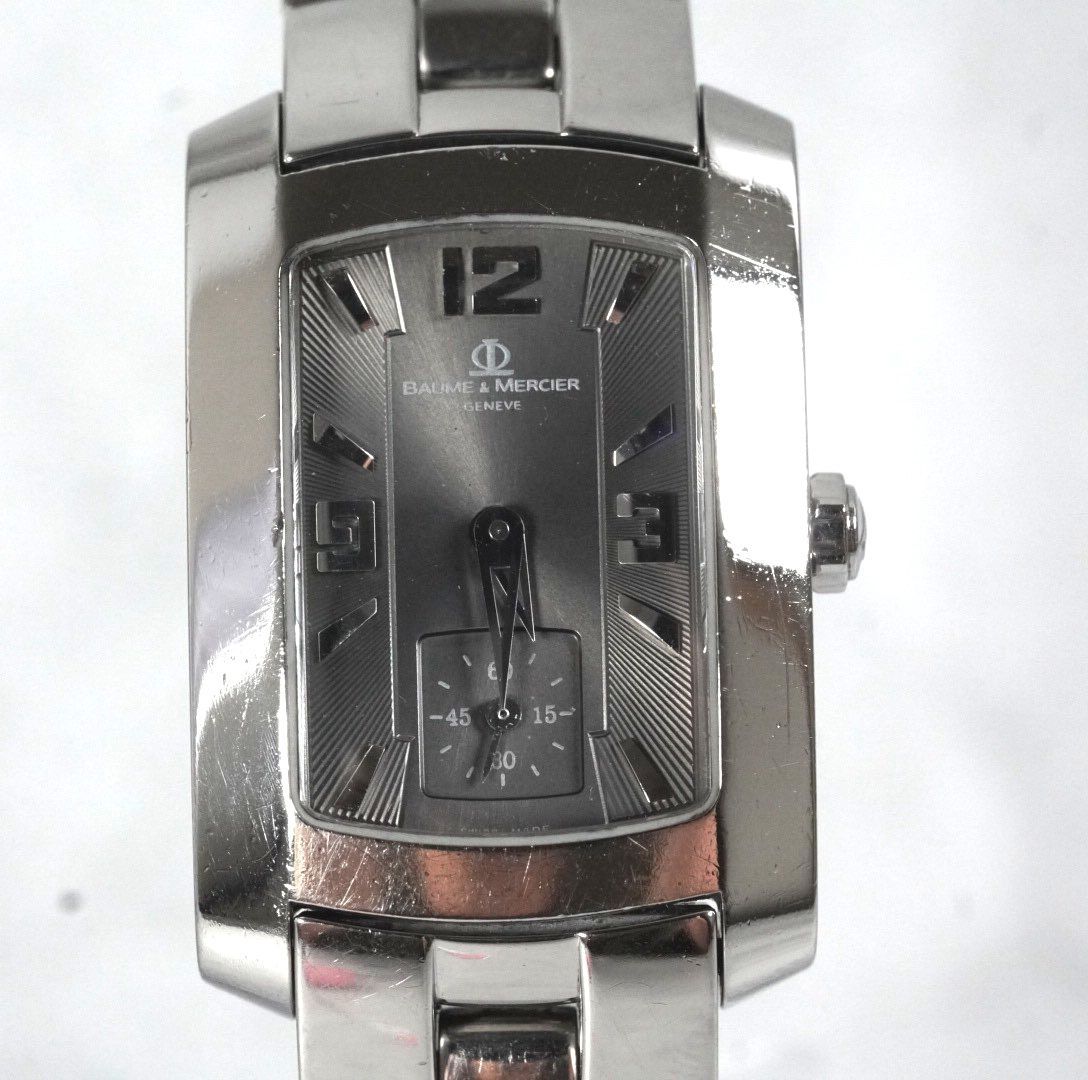 稼働品】ボーム＆メルシエ ハンプトン スモールセコンド スモセコ