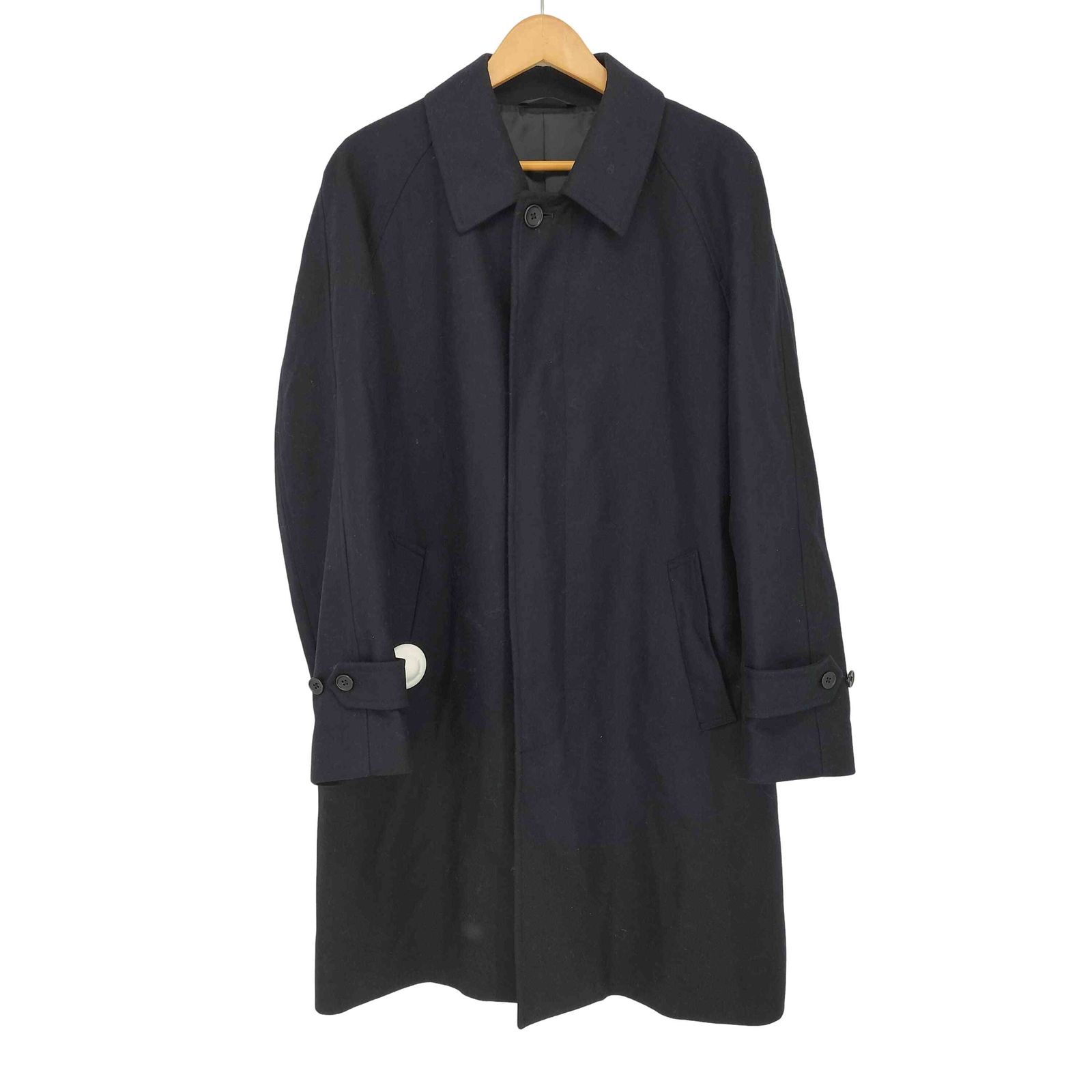 ユーズドフルギ 古着 BISHU JAPAN 比翼ウールステン コート メンズ JPN L