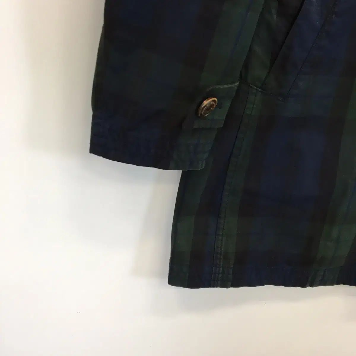 BEAN POLE ビーンポール ブラックウォッチ タータンチェック トレンチコート 95