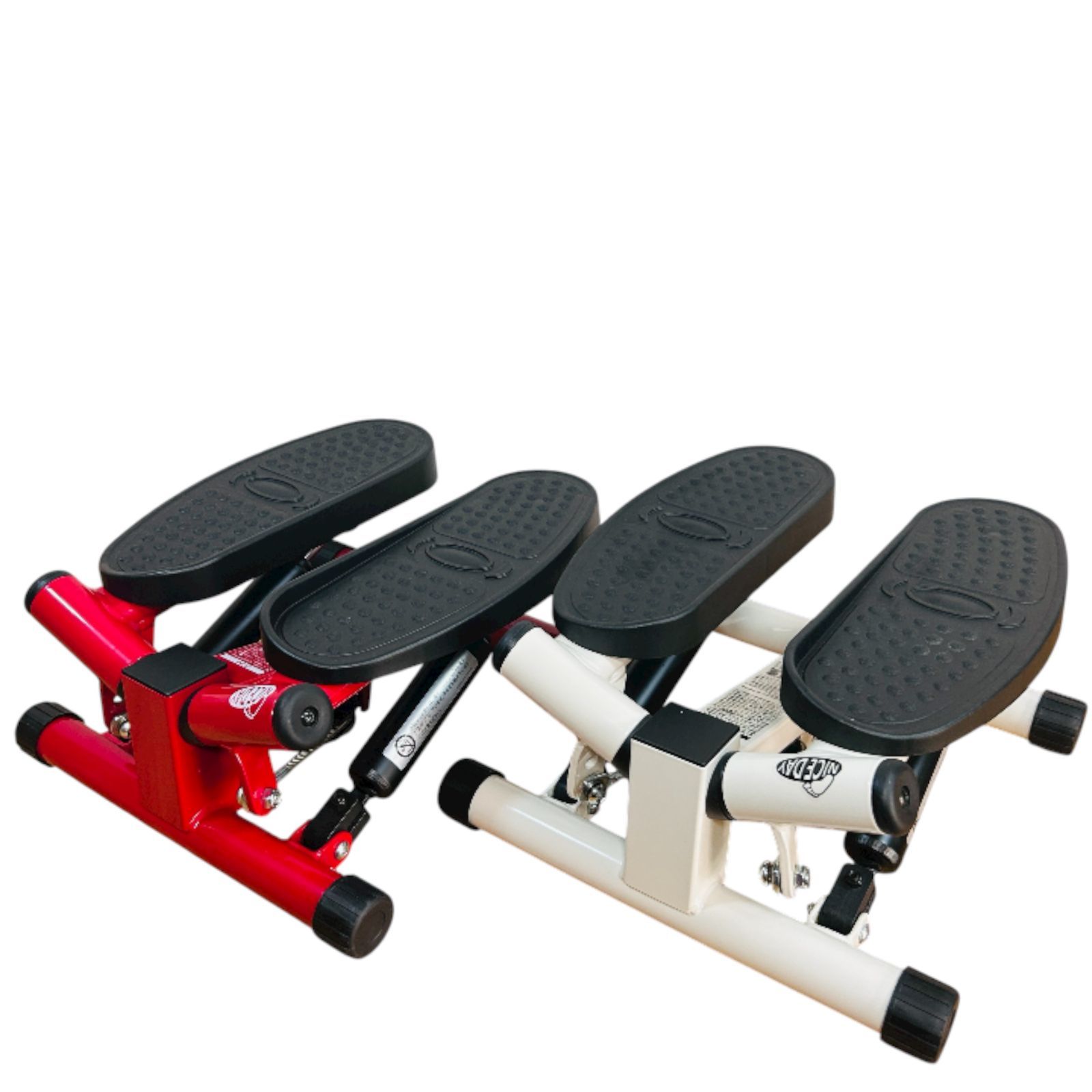 ショップジャパン 健康ステッパー ナイスデイ コンパクト ホワイト レッド 2台セット 夫婦 親子