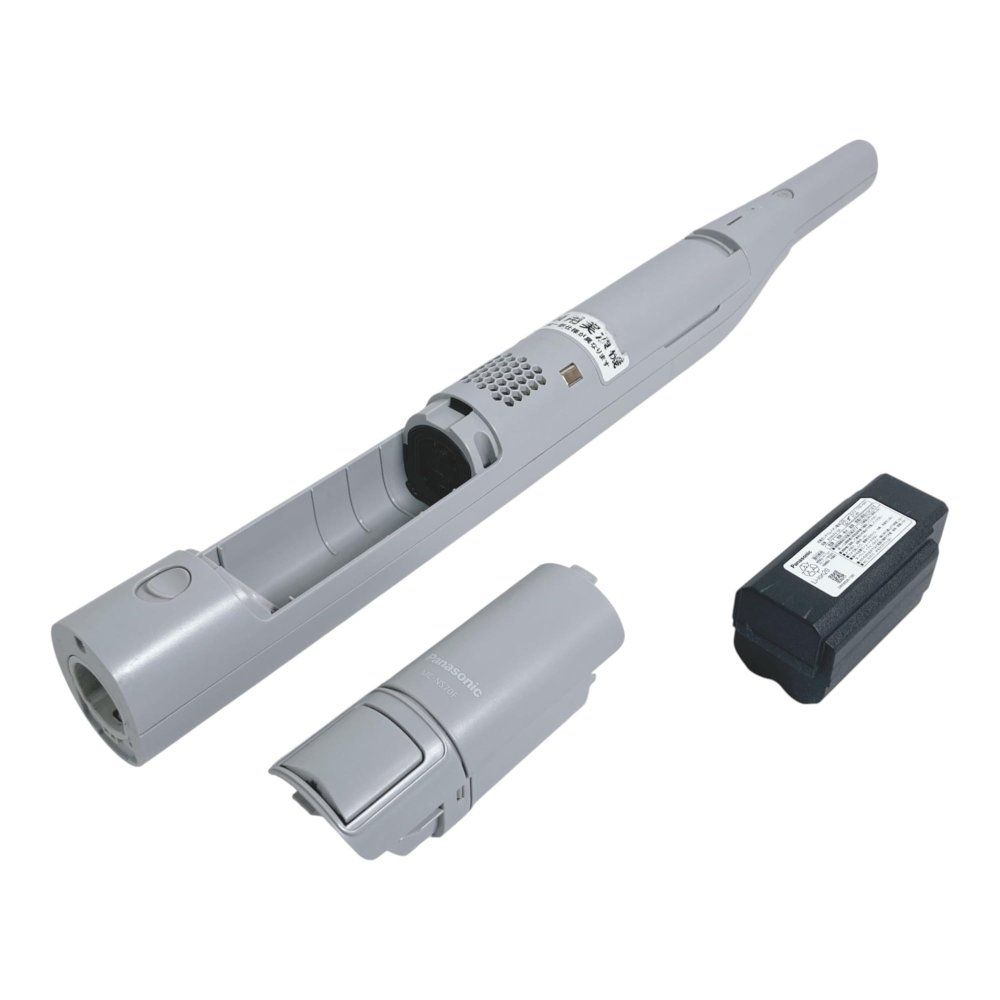 パナソニック 掃除機 コードレス セパレート型 スティック クリーンドック 動くノズル ライトグレー MC-NS70F-H