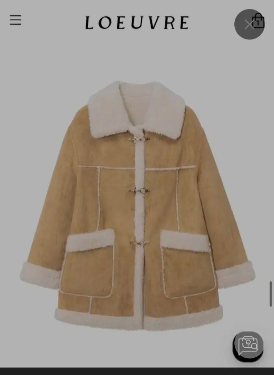 LOEUVRE シアリング リバーシブル ムートン