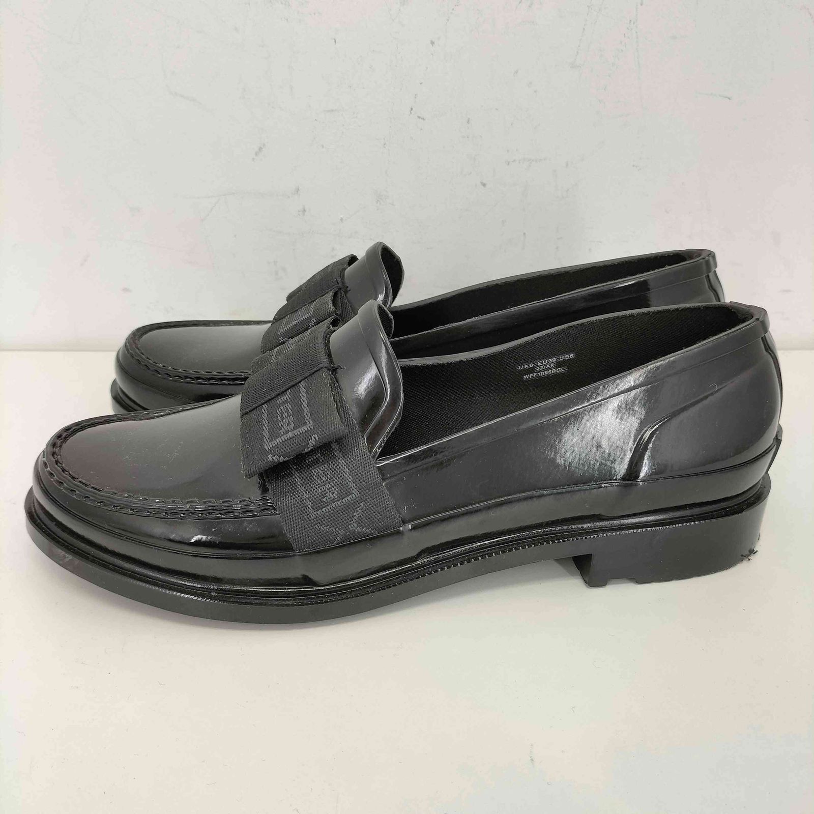 ハンター HUNTER リファインド ボウ グロス ペニー ローファー レディース UK 6