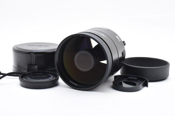 ☆光学美品☆ MINOLTA AF REFLEX 500mm F8 ミラーレンズ / ソニー