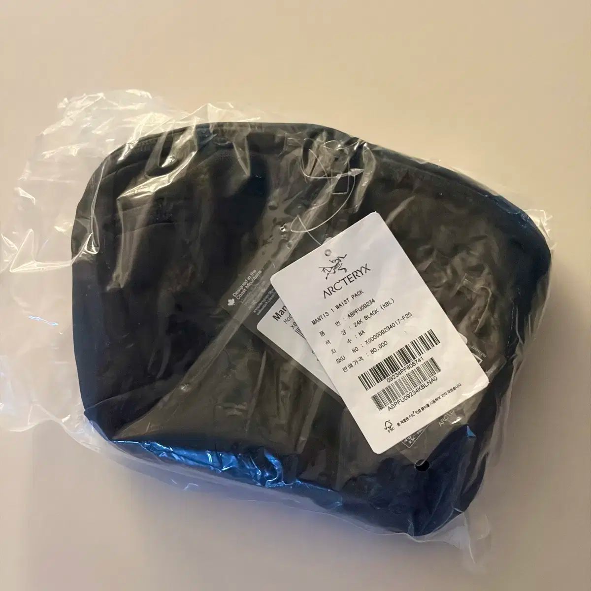 アークテリクス マンティス２ ウェストパック 24K ブラック