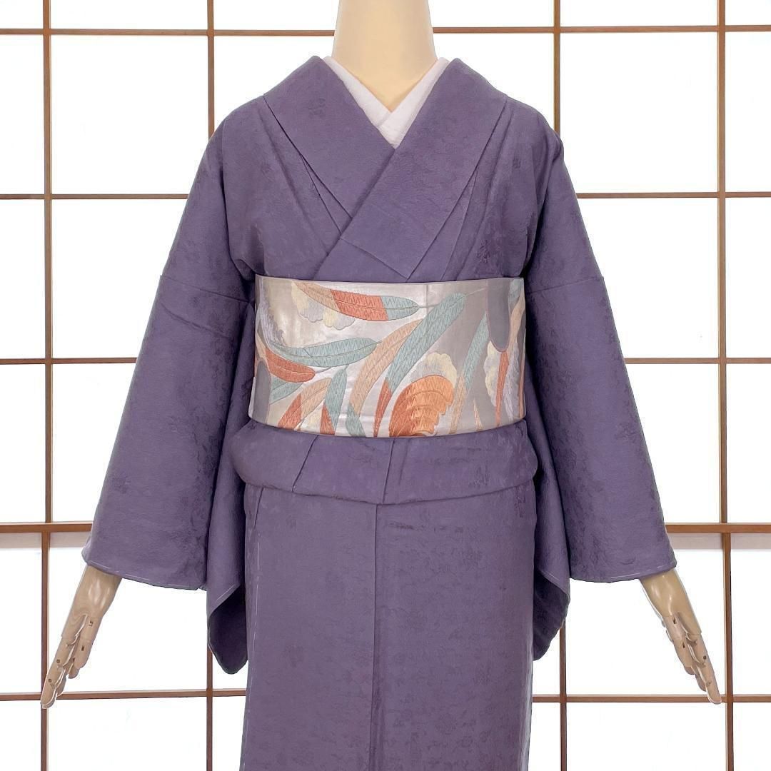 花更紗 渋い藤色