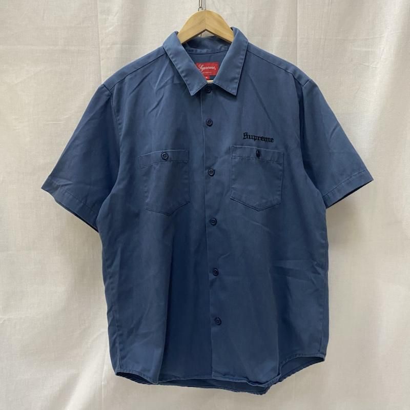 Supreme シャツ S 中古・古着通販】SUPREME (シュプリーム) 総柄シャツ ブルー×レッド