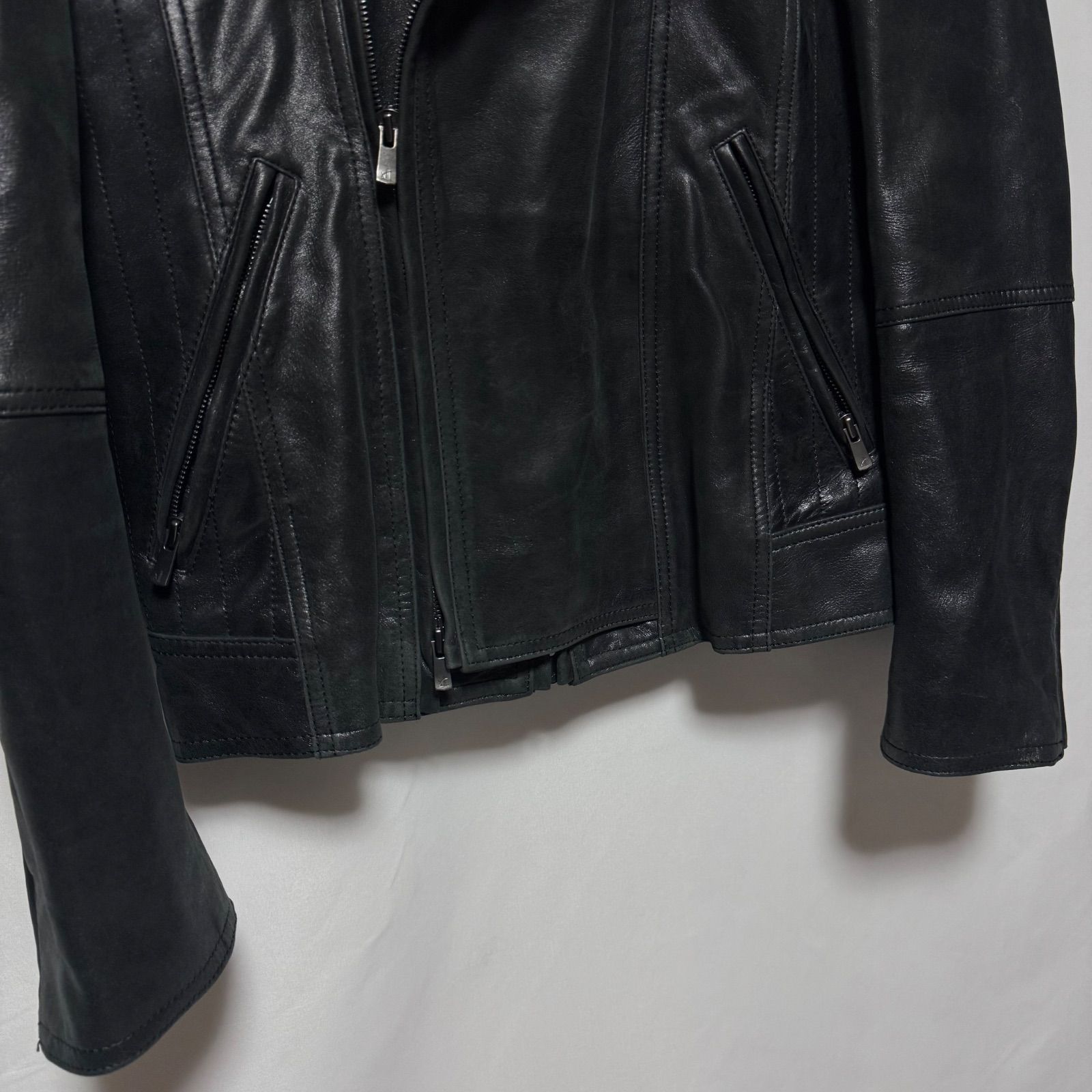 トルネードマート 究極 レイヤード ライダース ロング ベスト マルイ系 古着 トルネードマート TORNADO MART TORNADO MART∴オーバーライダース