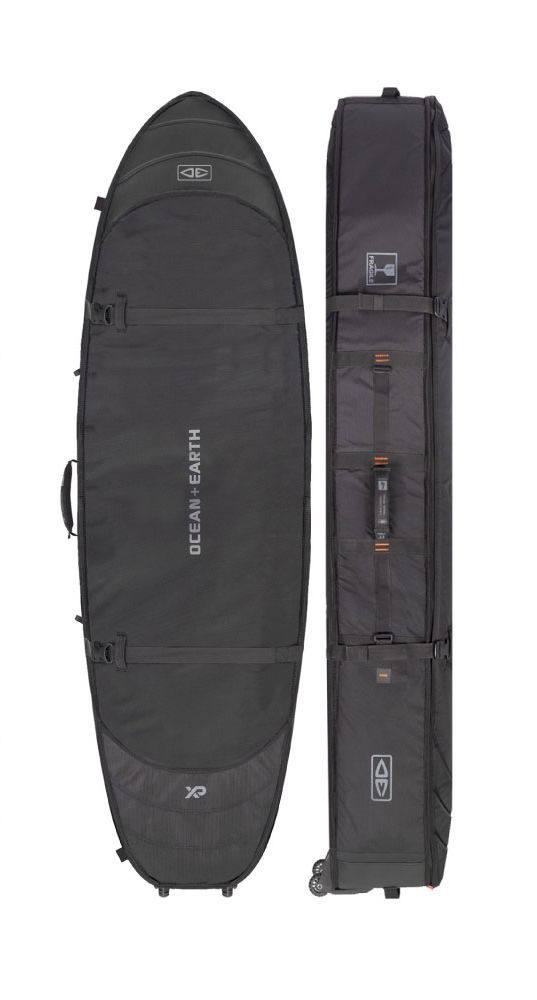 O-E HYPA FISH SHORT TRAVEL COVER WHEEL 7.0ft|3本収納 オーシャンアンドアース トラベルケース 7 ブラック