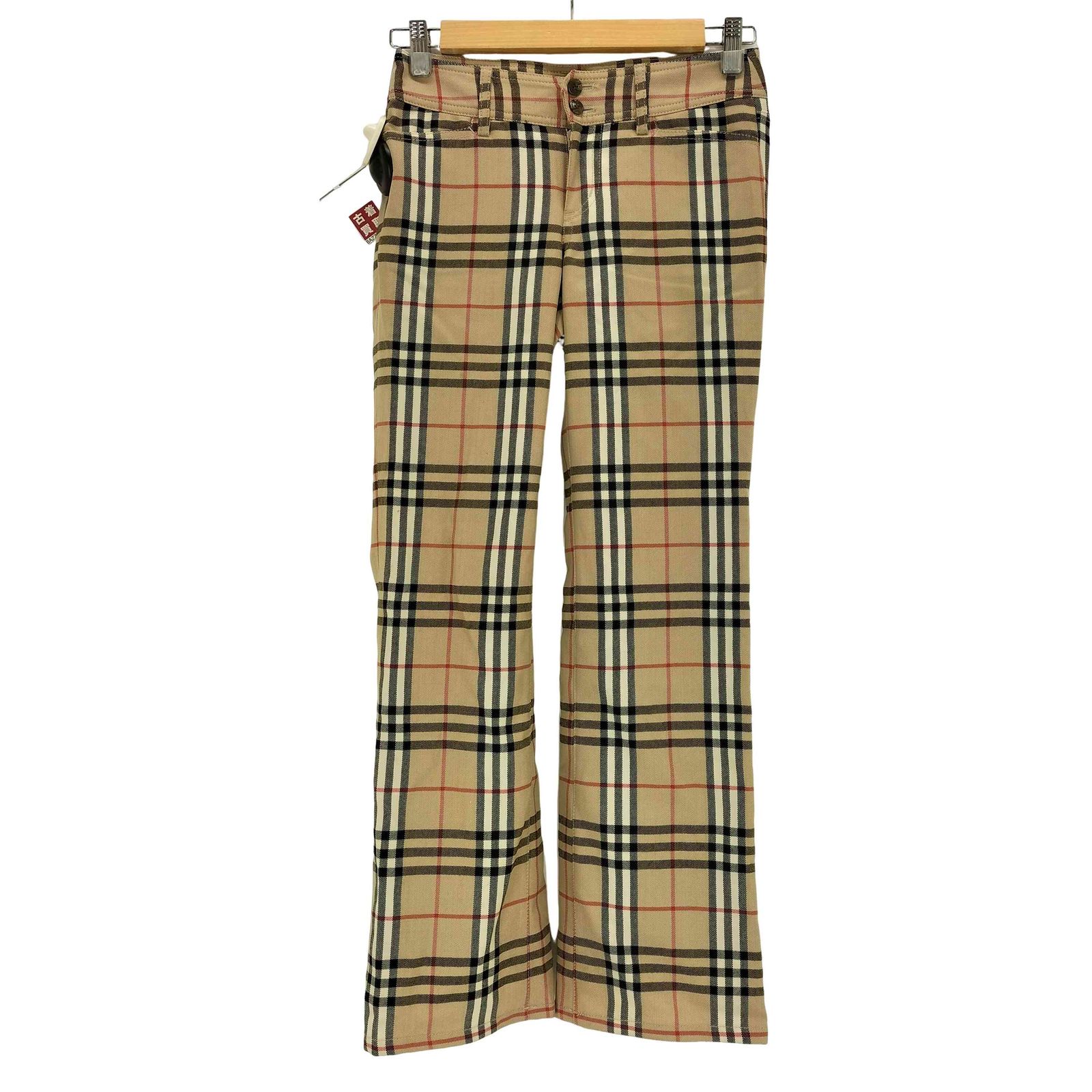 バーバリーブルーレーベル BURBERRY BLUE LABEL ノバチェック フ パンツ レディース 34