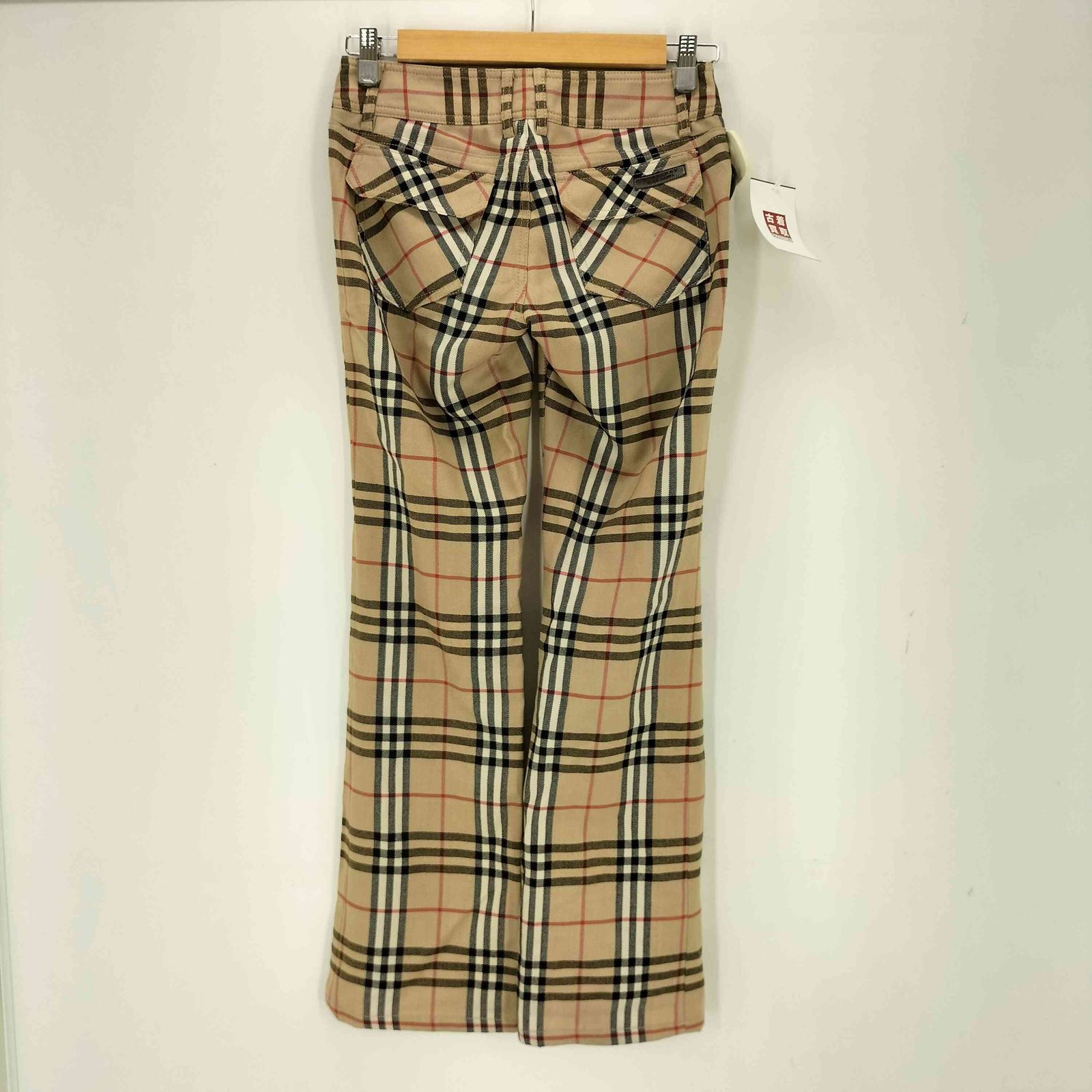 バーバリーブルーレーベル BURBERRY BLUE LABEL ノバチェック フ パンツ レディース 34