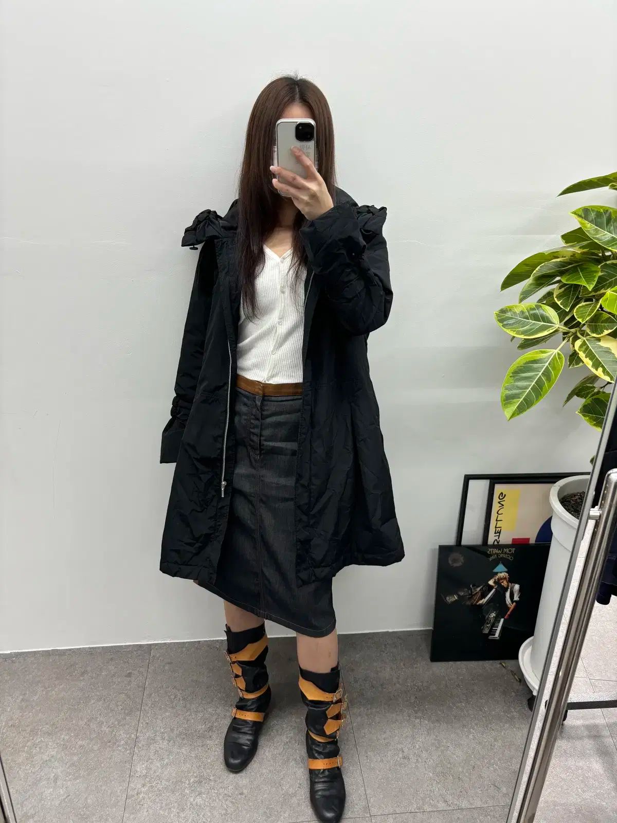 ヴィンテージ GUCCI グッチ デニムスカート