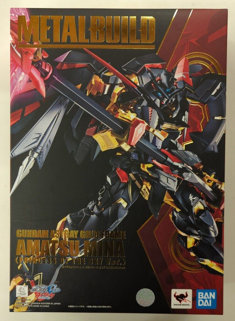 BANDAI SPIRITS METAL BUILD 機動戦士ガンダムSEED ASTRAY ガンダムアストレイゴールドフレーム天ミナ 天空の皇女Ver