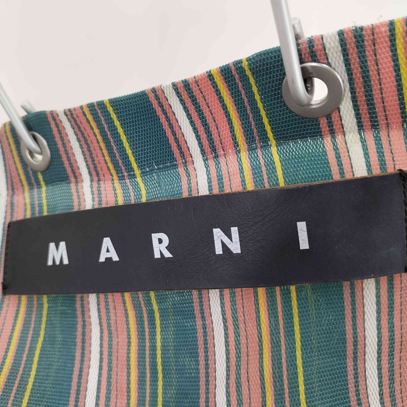 MARNI(マルニ) マルチストライプ メッシュ トートバッグ レディース 表記無 【中古】【ブランド古着バズストア】 マルニ MARNI マルチストライプ メッシュ トートバッグ レディース
